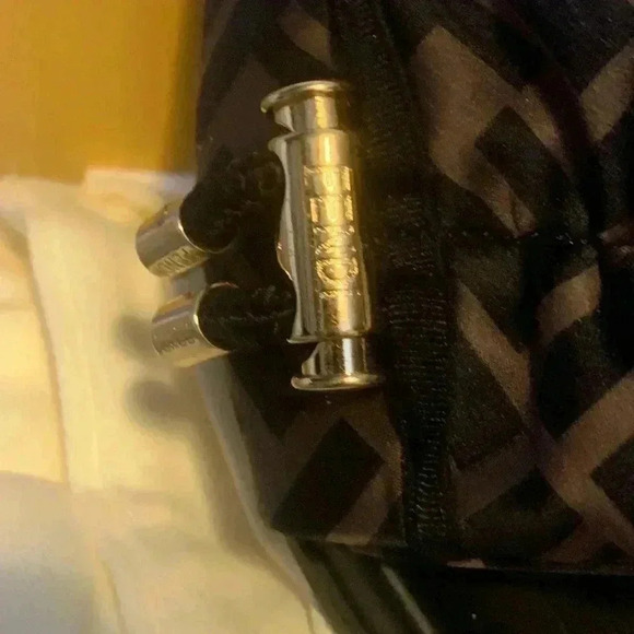 Fendi Feel Brown Satin Women's Slides Size 38 - Picture 3 of 9